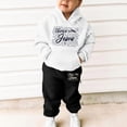 thumbnail image 2 of BOOMNY Toddler Girls 2 Peice Sweatsuits Graphic Y2K Long Sleeve Sweatshirts Pants Sets for Kids Comfy Track Suits, 2 of 4