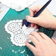 thumbnail image 5 of Gyro Cut Craft Tools Stainless Steel Gyro Cutter 360-degree Paper Knife Gyro-cut Safety Cutter Art Cutting Tool, 5 of 5