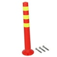 thumbnail image 1 of HILABEE Safe Bollard Post with Reflective Road Intersections Garage Parking Barrier D 68cm, 1 of 9