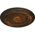 thumbnail image 3 of 31 1/8"OD x 1 1/2"P Carlsbad Ceiling Medallion (Fits Canopies up to 5 1/2"), Hand-Painted Rust, 3 of 6