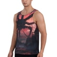 thumbnail image 2 of Logiee Giant Monster Over City Print Men's Workout Tank Top,Quick Dry Workout Tank Top,Gym Muscle Tee,Fitness Bodybuilding Sleeveless T Shirt-4X-Large, 2 of 7