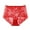 Red, variant on Cheap Underwear for Women Womens Underwear Mid Cut Panties for Women Mid Waist Mid-Waisted Panties Panty Women(Red)