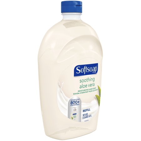 Softsoap Soothing Aloe Liquid Hand Wash, 50 Fluid Ounce -- 6 Per Case