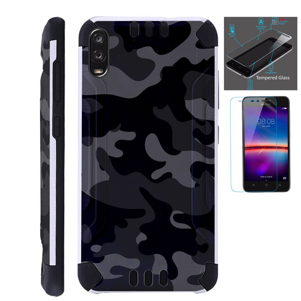 WORLD ACC Combat Guard Phone Case Compatible with TCL A2X + Screen