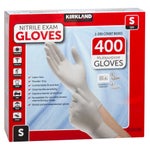 Small Kirkland Signature Latex Free Nitrile Exam Gloves, 400-count