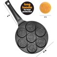 thumbnail image 4 of Kitty Friends Mini Pancake Pan - Make 7 Unique Flapjack Cat Designs, Nonstick Pan Cake Maker Griddle for Breakfast Kitten Fun & Easy Cleanup, 4 of 8