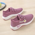 thumbnail image 6 of AUDeals Women's Floral Print Bowling Shoes, Air Cushion Sneakers with Arch Support for Work, Gym and Running (Purple, 7.5), 6 of 8