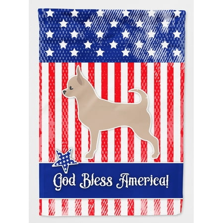 Chihuahua Garden Flag - USA Patriotic Chihuahua Garden Flag
