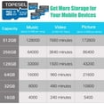 thumbnail image 3 of Topesel 128GB Micro SDXC Flash Memory Card with Adapter, 3 of 8