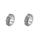 thumbnail image 4 of Sonducket Anillo de banda grabado, disfraz de boda, fiesta, nudillo estético, joyería para hombres, novios, accesorios de oficina, tamaño Type2 NO2, 4 of 6