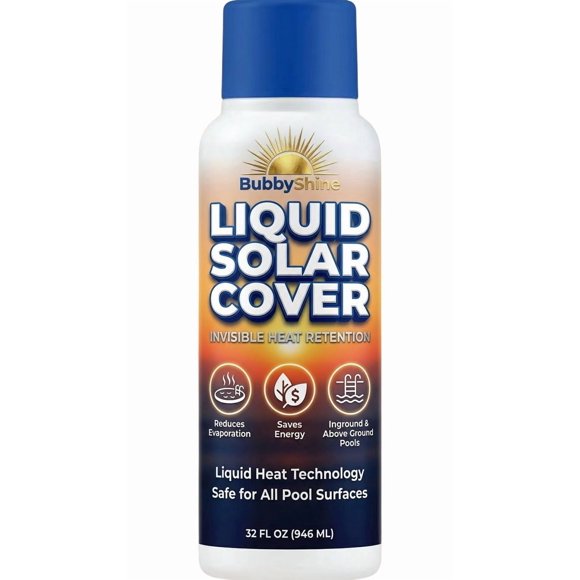 Cobertor Solar Líquido para Piscina BubbyShine 946 ml Retención de Calor