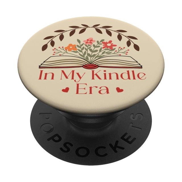 PopSockets Adhesivo PopGrip Amante de los libros en mi era Kindle