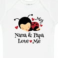 thumbnail image 4 of Inktastic Nana and Papa Love Me Baby Boys or Girls Baby Bodysuit, 4 of 5