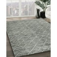 thumbnail image 2 of Ahgly Company Indoor Rectangle Contemporary Dark Gray Abstract Area Rugs, 2' x 4', 2 of 6