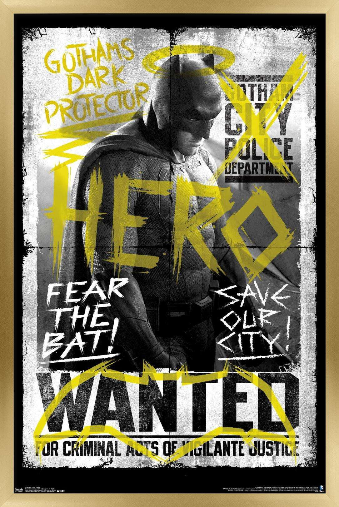 DC Comics Movie Batman V Superman Fear The Bat 24 X Poster,