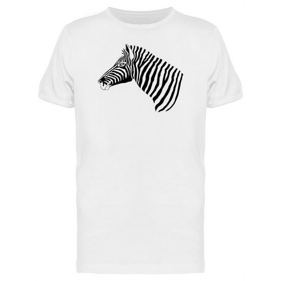 Zebra Sketch T-Shirt Men -Image by Shutterstock, Male Small