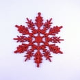 thumbnail image 1 of Outdoor Christmas Decorations Hangs Modeling And Craftsmanship: Adopt Three Snowflake Modeling The Is With Glitter Shining Luster The Light And There Are Many Colors T snowflake modeling, 1 of 9