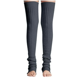 Women Fashion Leg Warmers Warm Knee High Winter Knit Solid Crochet Leg Warmer Socks Walmart