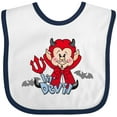 thumbnail image 3 of Inktastic Lil' Devil Boys or Girls Baby Bib, 3 of 4