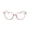 Transparent powder, variant on Wuffmeow Vintage Transparent Unisex Glasses Retro Oval Frame Sun Glasses Brand Designer Luxury Eyewear