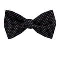 thumbnail image 1 of Men's Black Silk Self Tie Bowtie Tie Yourself Bow Ties, 1 of 2