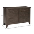 thumbnail image 2 of Westwood Design Taylor 6-Drawer Dresser River Rock, 2 of 2