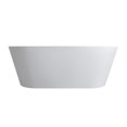 thumbnail image 5 of Freestanding Soaking Bathtub 63 Inch Solid Surface Modern Bathroom Tub for Deep Relaxation and Spa Experience, 5 of 9
