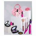 thumbnail image 1 of Juego de maquillaje para niños Niñas Juego de maquillaje lavable de 15 piezas Juguete de juego de rol con 2 pegatinas Juego de maquillaje con bolsa de cosméticos con brillo oso de fresa Electrónica, 1 of 5