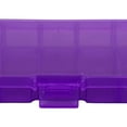 thumbnail image 5 of 10 Grid Plastic Jewelry Removable Jewelry Craft Tackles Storage Box Beads Earring Container Purple, 5 of 5