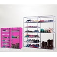 thumbnail image 5 of Zimtown 6 Layers 12 Lattices Shoe Rack Shoe Shelf Shoe Cabinet Closet Storage Organizer Space Saving with Cover for Entryway Bedroom Living Room Dorm, Multiple Colors, 5 of 9
