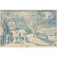 thumbnail image 2 of Jacob Savery the Elder 18x13 Black Ornate Wood Framed Double Matted Museum Art Print Titled - March (1595), 2 of 5