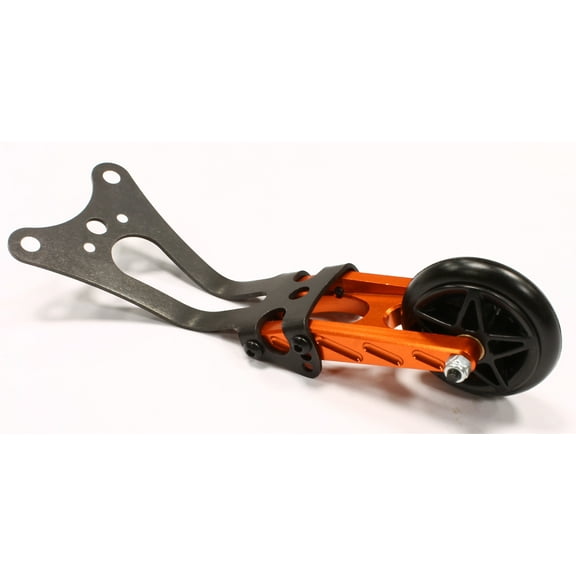 Integy RC Toy Model Hop-ups T8015ORANGE Billet Machined Type III Wheelie Bar 1/10 Slash 2WD,Stampede 2WD,Rustler XL5 VXL