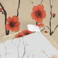 thumbnail image 3 of Yayeee Tapestry Wall Hanging for Bedroom 60" x 40" Living Room Home Wall Art Decor, Red Floral Pattern, 3 of 7