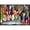 Black, variant on Carolines Treasures 8916JMAT Wine and Speckled Trout Door Mat Indoor Rug or Outdoor Welcome Mat 24x36 Doormat 24H X 36W