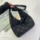 thumbnail image 5 of Bolso Mano Con Entramado Diamantes para Mujer Sencillo Lazo Acolchado Gran Capacidad, 5 of 9