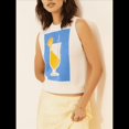 thumbnail image 4 of Suéter Sin Mangas con Estampado Gráfico Y2K para Mujer, Jersey de Langosta con Cuello Redondo, Camiseta de Punto de Otoño. B M, 4 of 7