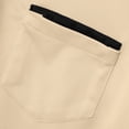 thumbnail image 4 of Guluxicc Men's Dress Shirts with Pocket Pullover Button Closure Short Sleeve Henley Tops for Business Casual Wear Spring Summer Casual Outfits, 4 of 8