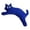 Blue, variant on Long‑Shaped Cat Plush Throw Pillow, Cartoon Stuffed Animal Sleeping Companion Cushion for Home Decor & Gift Giving