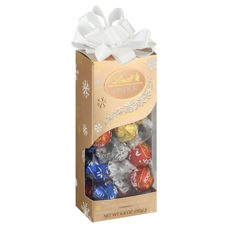 Lindt LINDOR Assorted Chocolate Christmas Candy Truffles