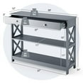 thumbnail image 7 of Console Table 3-Tier with Drawer and Storage Shelves, 7 of 7