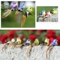 thumbnail image 2 of Simulation Decor,12Pcs Lovely Simulation Bird Tree Decoration Plant Decoration Striking Appearance, 2 of 6