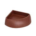 thumbnail image 1 of Plato de agua para reptiles, comedero, comedero, accesorio para terrario, bebedero estable marrón rojizo, 1 of 8