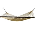 thumbnail image 2 of Caribbean Rope Hammock - 55 Inch - Soft-Spun Polyester (tan), 2 of 4