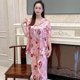 thumbnail image 1 of Pijamas capri de verano para mujer, conjuntos de pijama de manga corta, elegantes, de satén y seda, tallas grandes 4XL y 5XL, ropa de dormir para el hogar., 1 of 6