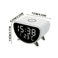 thumbnail image 3 of 15W Wireless Charger with Built In Alarm Clock & Temperature Display – Charge Fast Stay On and Room Temp Effortlessly!, 3 of 5