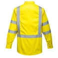 thumbnail image 2 of Portwest FR95 Bizflame 88/12 FR Protective Hi-Vis Shirt Yellow, Medium, 2 of 2