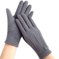 thumbnail image 2 of ZDWQFA 1 Pair Womens Gloves Winter Touchscreen Texting Phone Windproof Gloves Fleece Lined Cold Weather Warm Gloves, 2 of 7