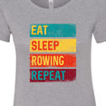 thumbnail image 4 of Inktastic Eat Sleep Rowing Repeat Women's T-Shirt, 4 of 5
