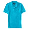 thumbnail image 1 of Aeropostale Mens A87 Heathered Rugby Polo Shirt, Verde, Grande Aeropostale polo, rugbi, 1 of 2