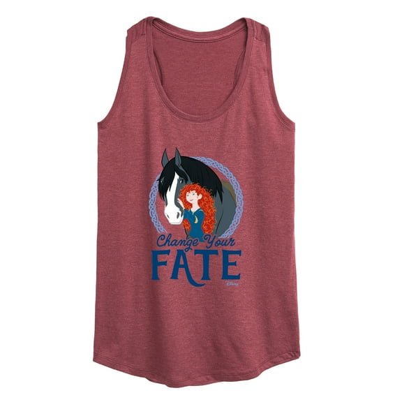 Disney Brave - Merida & Angus Change Your Fate - Women's Racerback Tank Top